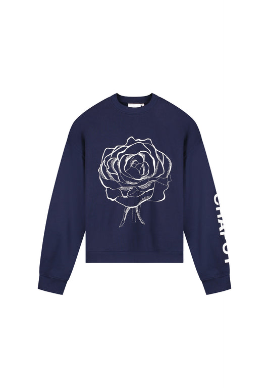 Fabienne Chapot Luna Flower Sweater Top Maritime Blue