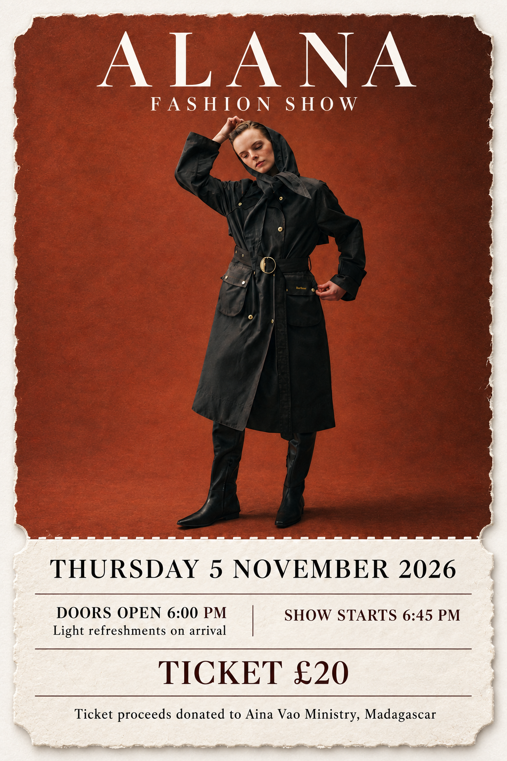 Autumn Winter Fashion Show Ticket 2026