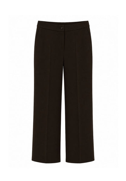 Frank Walder Wide Leg Trousers Mocha 726602