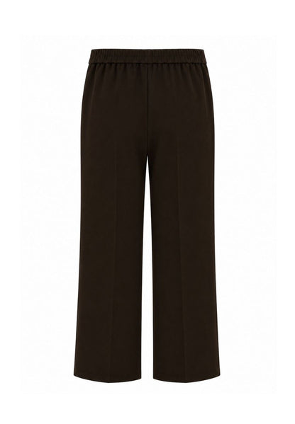 Frank Walder Wide Leg Trousers Mocha 726602