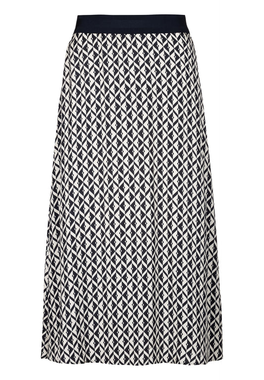 Frank Walder Maxi Skirt Navy 303204