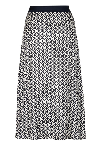 Frank Walder Maxi Skirt Navy 303204