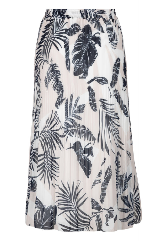 Frank Walder Leaf Pattern Skirt 303250