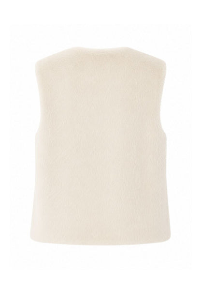 Frank Walder Fur Vest Cream 208850