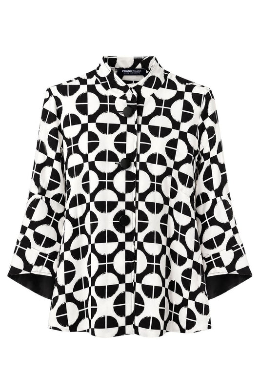 Frank Walder Geometric Blazer 309302