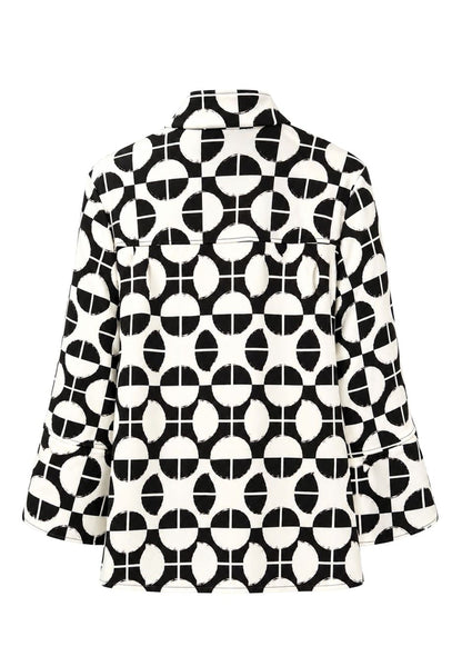 Frank Walder Geometric Blazer 309302