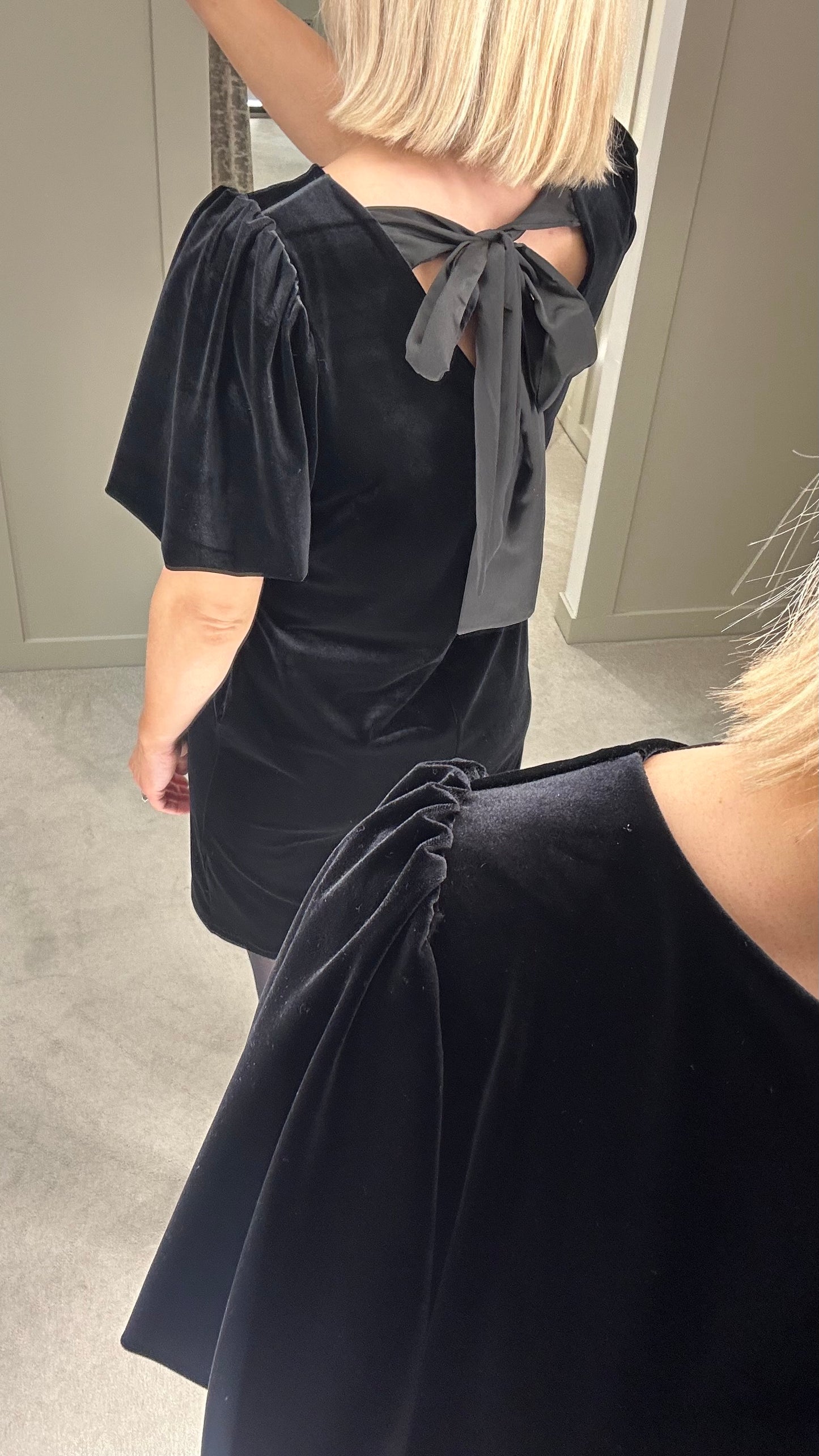 Kayla Black Velvet Dress