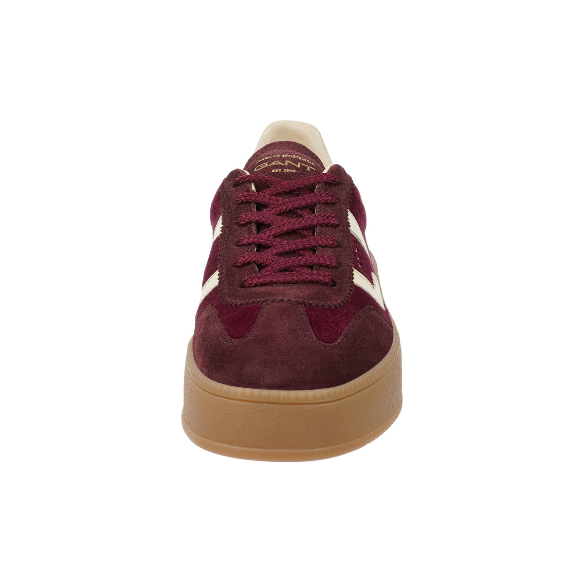 Gant Cuzmani Velvet & Leather Sneaker Wine/Cream