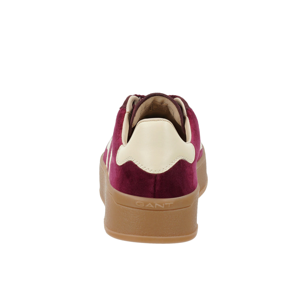 Gant Cuzmani Velvet & Leather Sneaker Wine/Cream