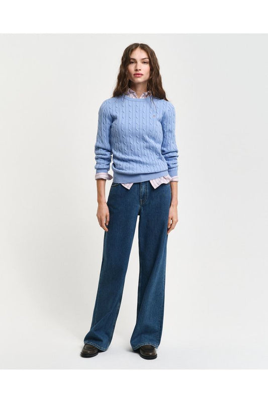 Gant  Stretch Cotton Cable C-Neck