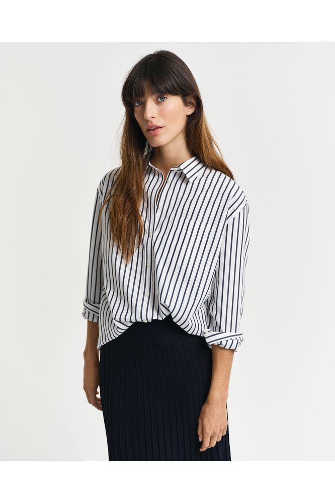 Gant  Rel Classic Poplin Striped Shirt