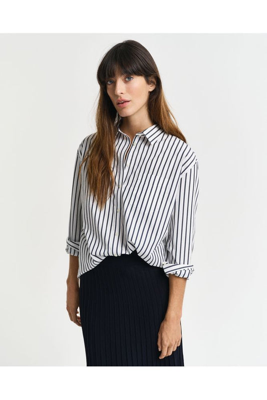 Gant  Rel Classic Poplin Striped Shirt