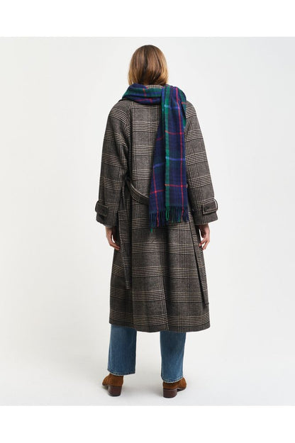 AW24 GANT Check Wool Trench Coat