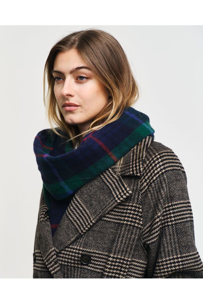 AW24 GANT Check Wool Trench Coat