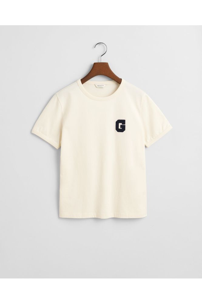 AW24 GANT G Badge SS T-Shirt