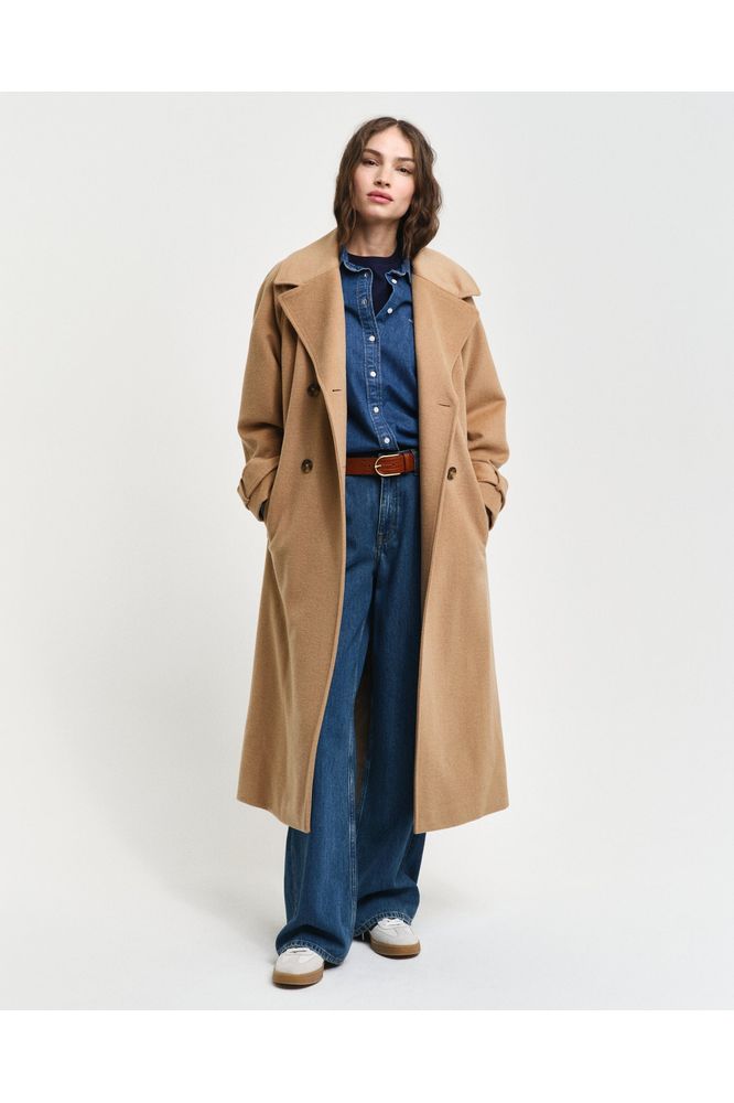 AW24 GANT Wool Trench Coat