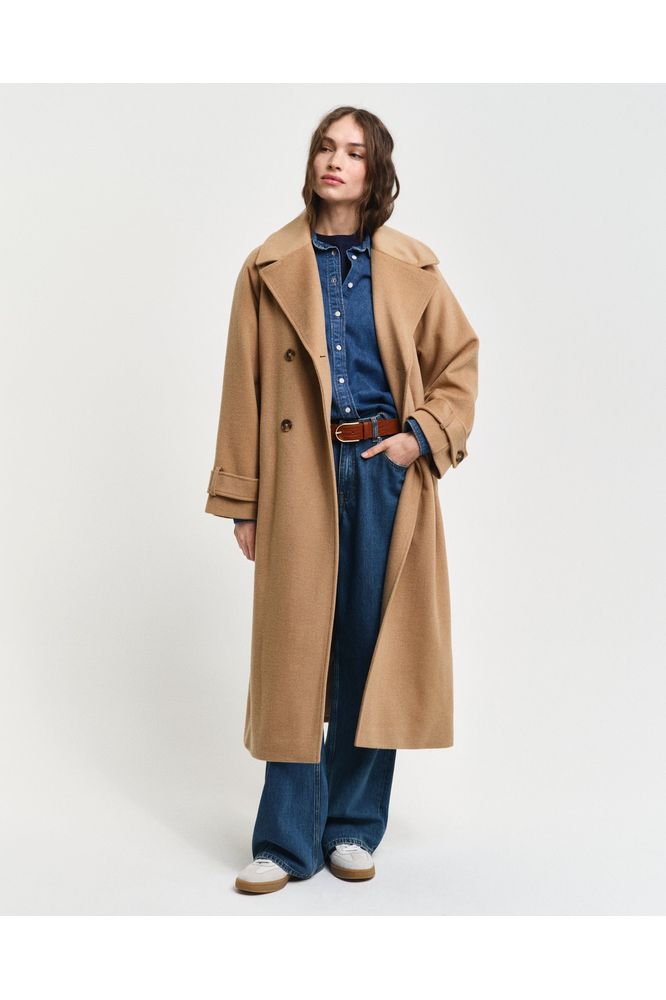 AW24 GANT Wool Trench Coat