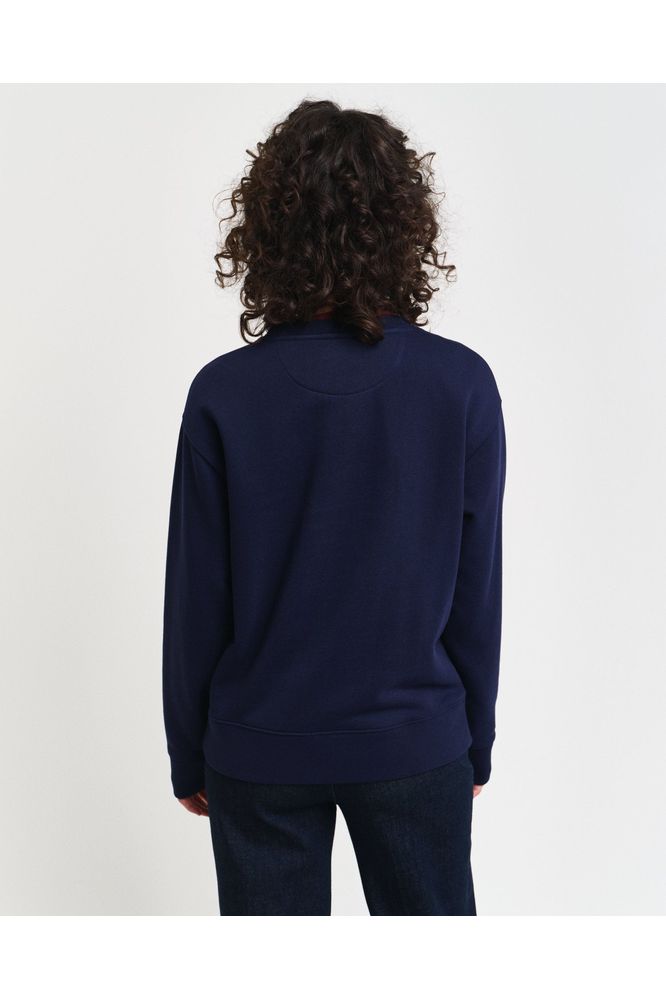 AW24 GANT G Badge C-Neck Sweater