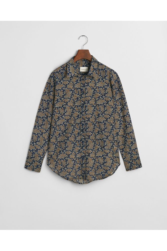 AW24 GANT Paisley Cot Silk Shirt