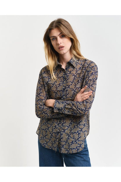 AW24 GANT Paisley Cot Silk Shirt