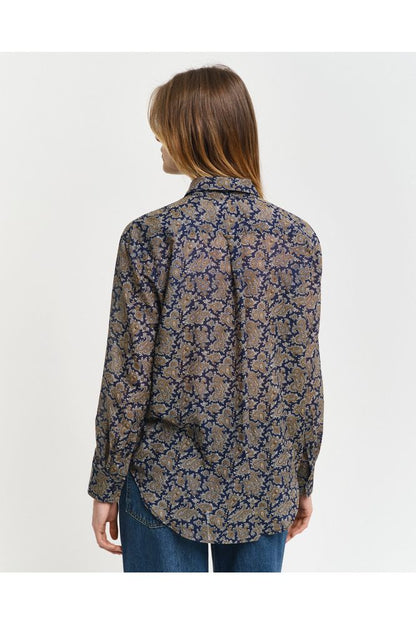 AW24 GANT Paisley Cot Silk Shirt