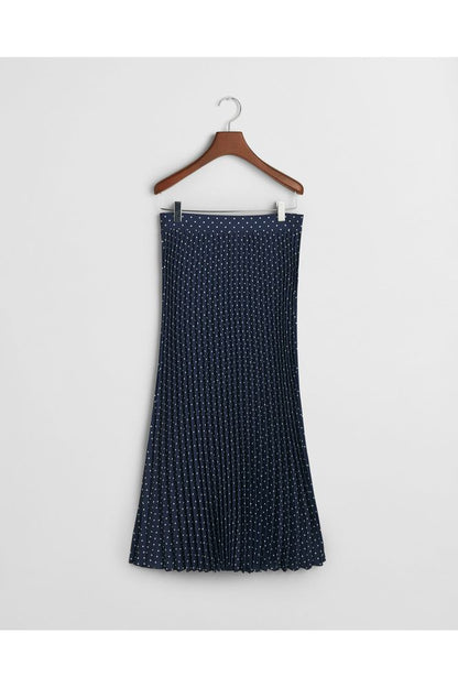 AW24 GANT Dot Print Pleated Skirt