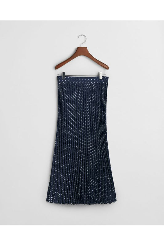 AW24 GANT Dot Print Pleated Skirt