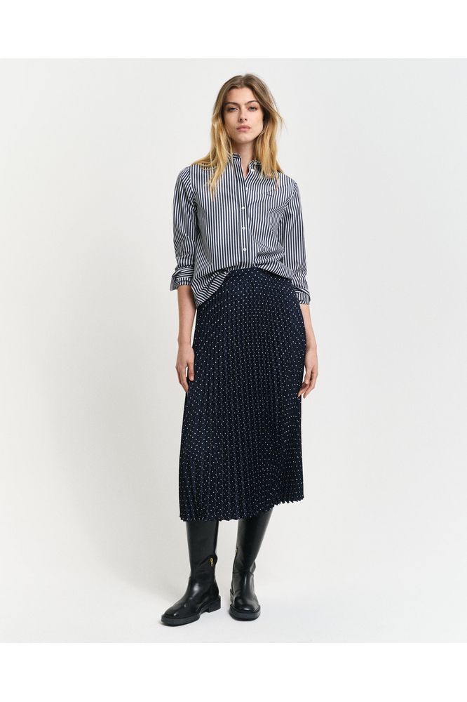 AW24 GANT Dot Print Pleated Skirt