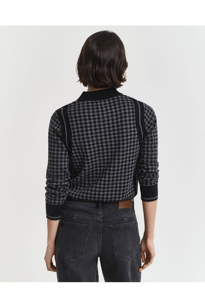 Gant  Houndstooth Jacquard Polo
