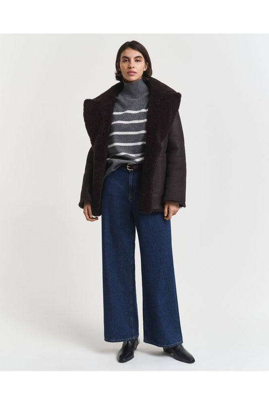 Gant Superfine Stripe Mock