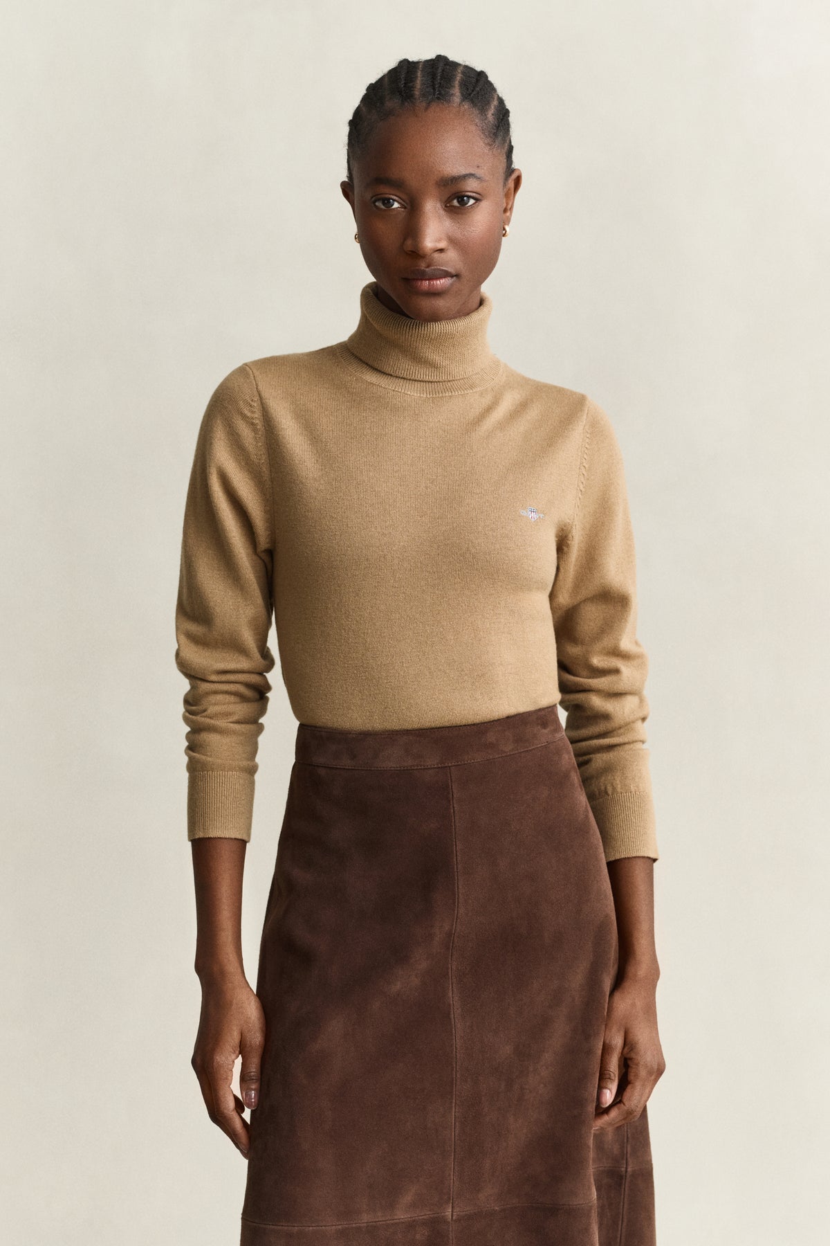 Gant Turtleneck Warm Khaki