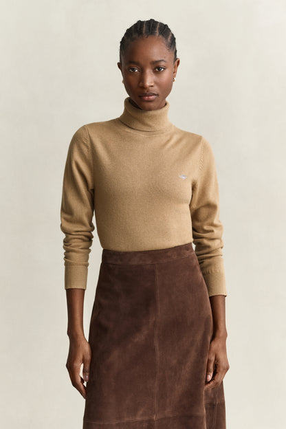 Gant Turtleneck Warm Khaki