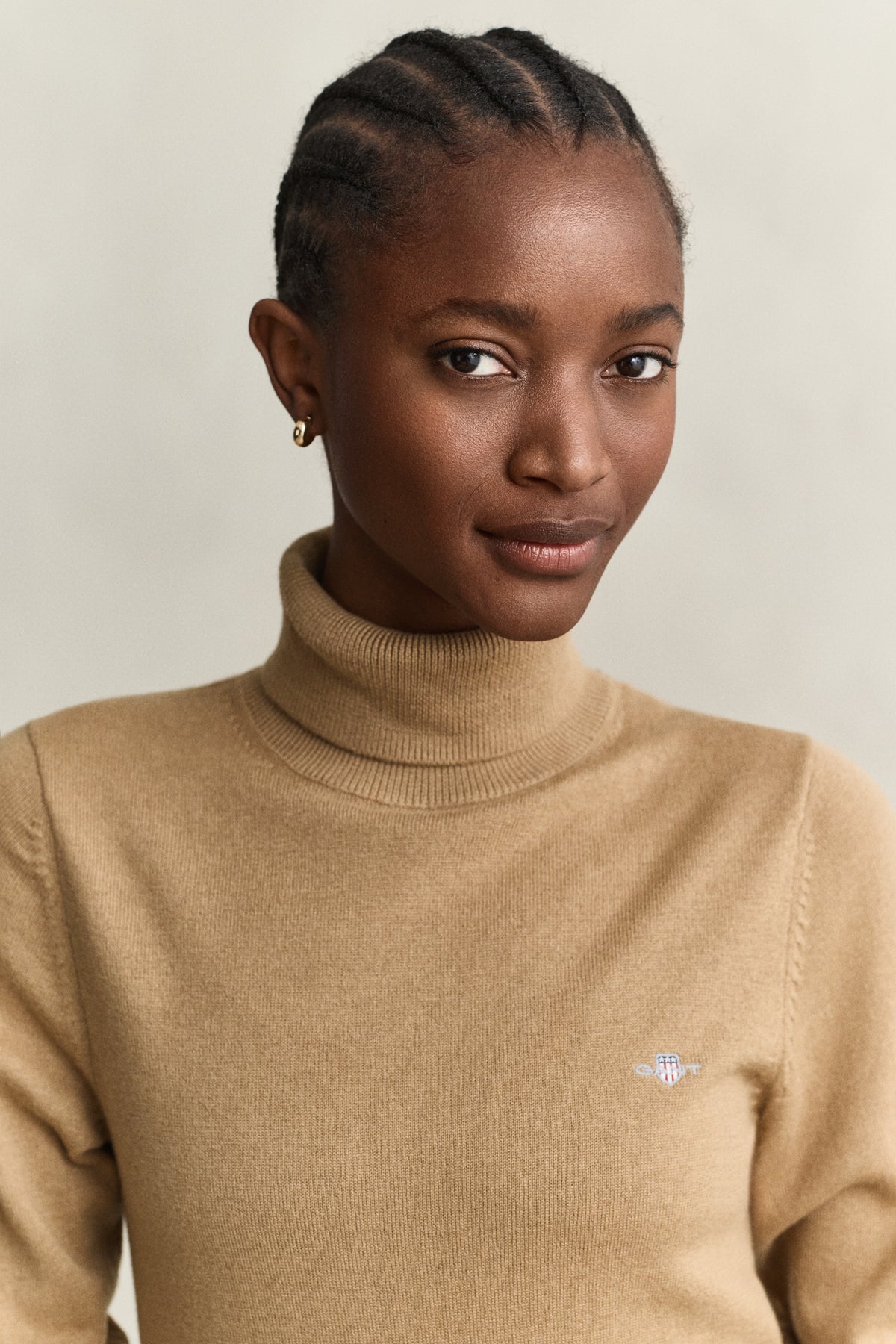 Gant Turtleneck Warm Khaki