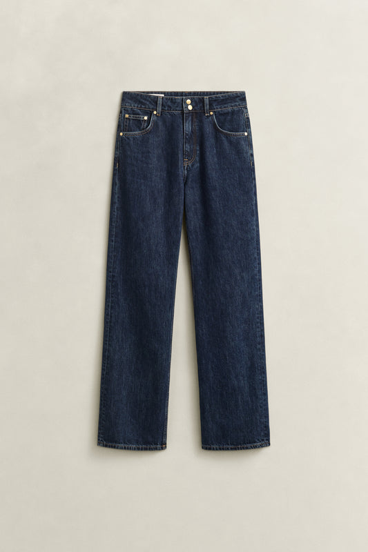 Gant Double Button Jeans Dark Blue