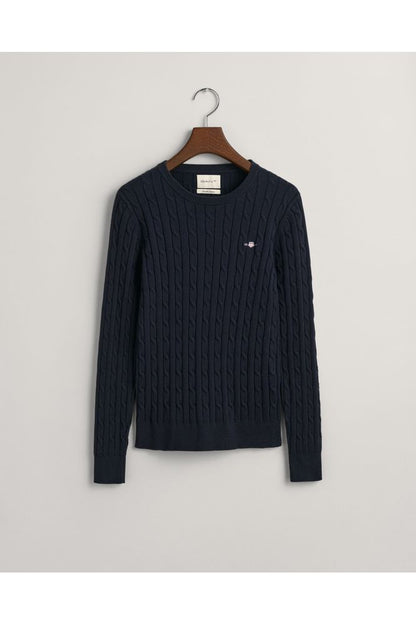 AW24 GANT Cable C-Neck