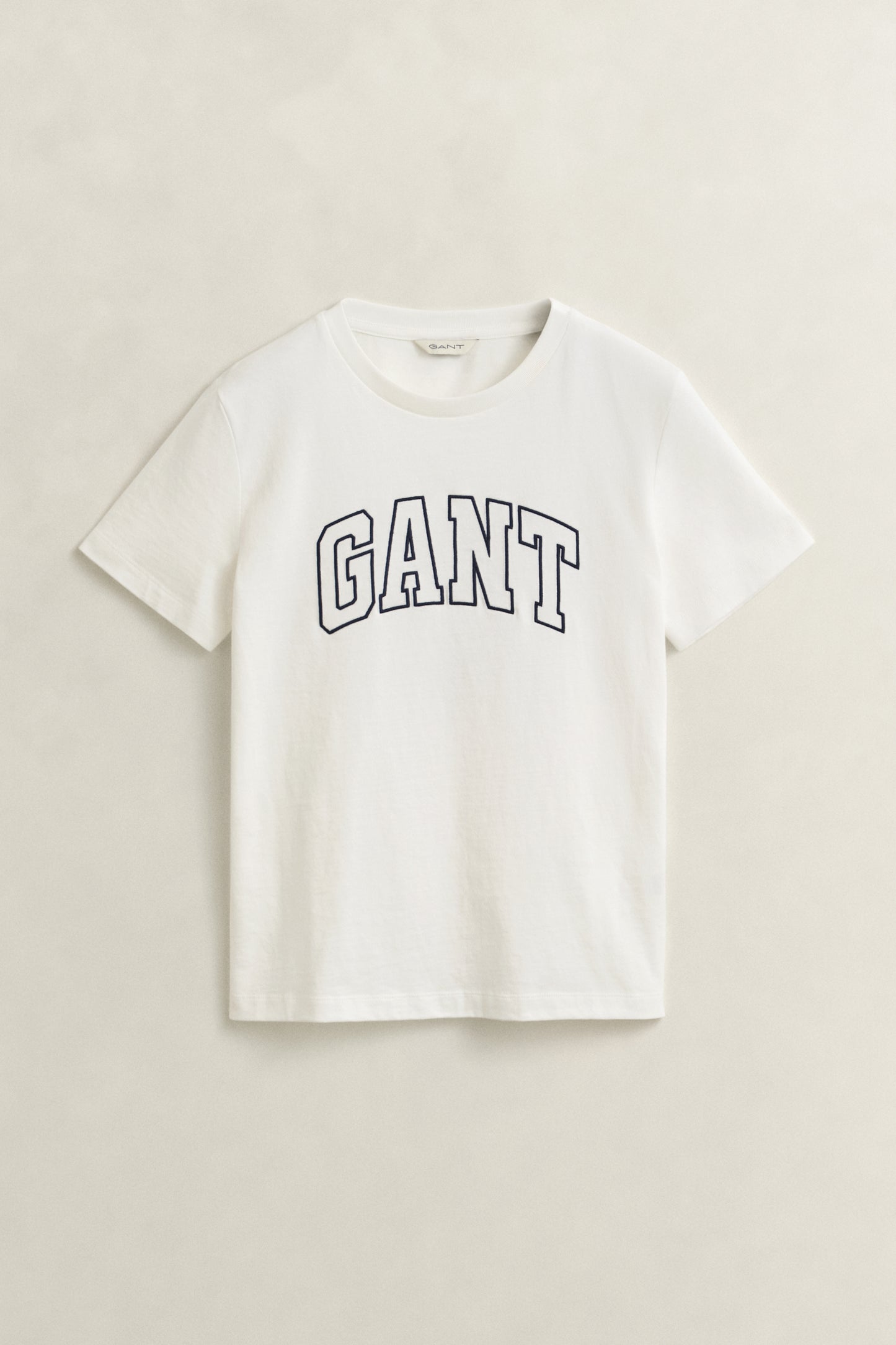 Gant Graphic Short Sleeve T-Shirt-Eggshell