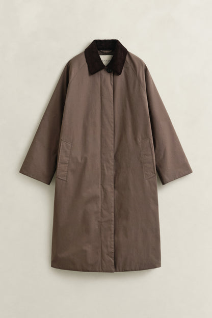Gant Waxed Car Coat-Faded Taupe