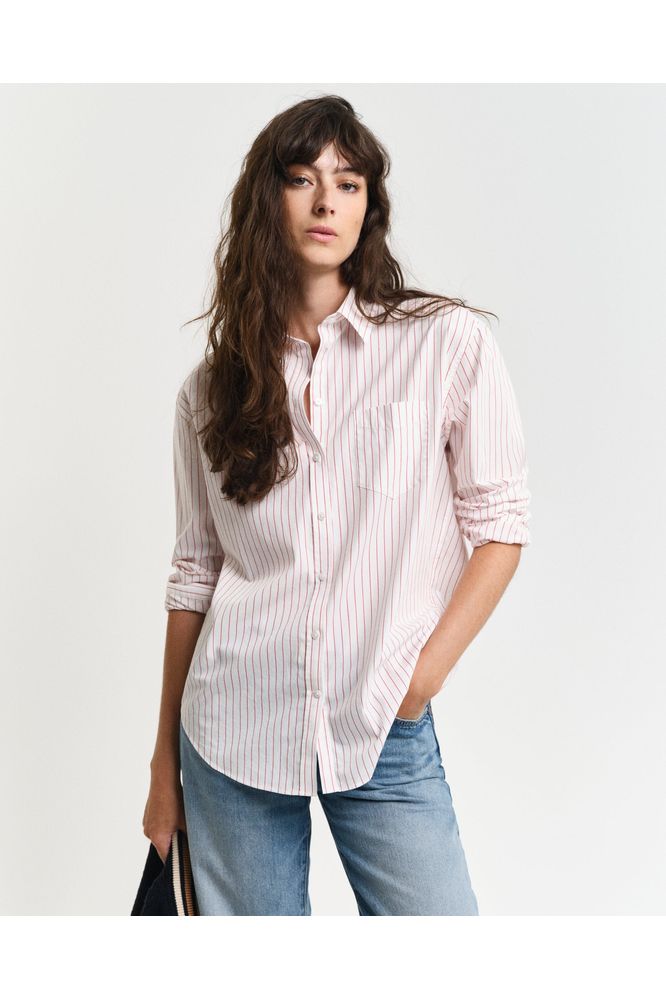 AW24 GANT Striped Poplin Shirt