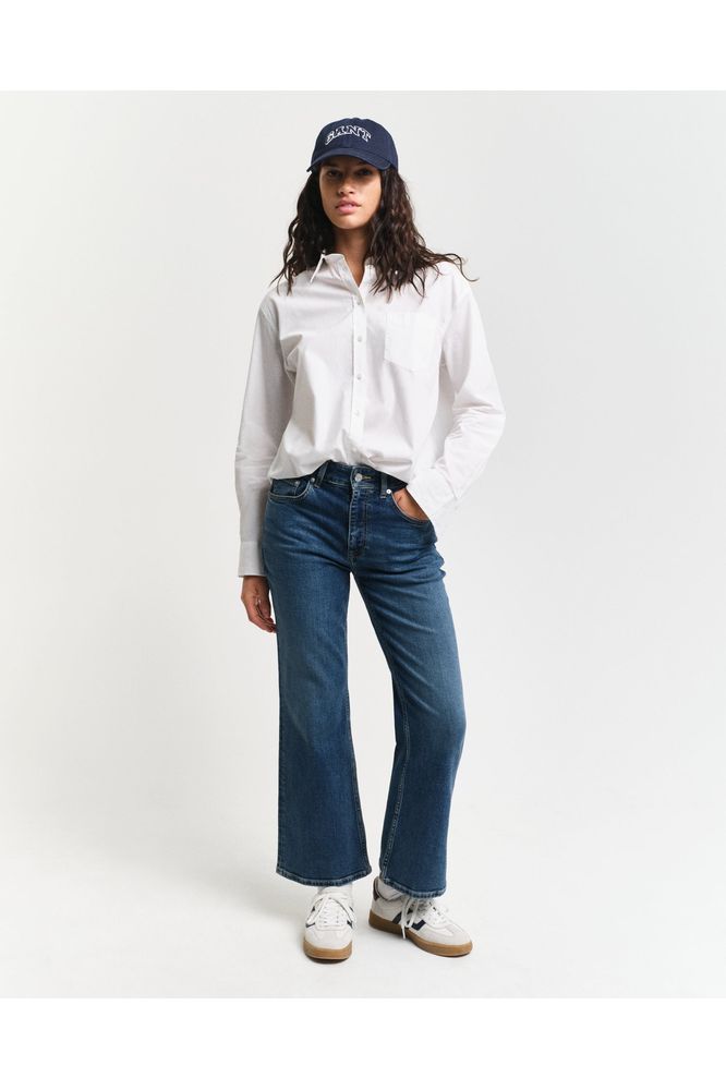 SS25 Gant Denim Cropped Kick Flare