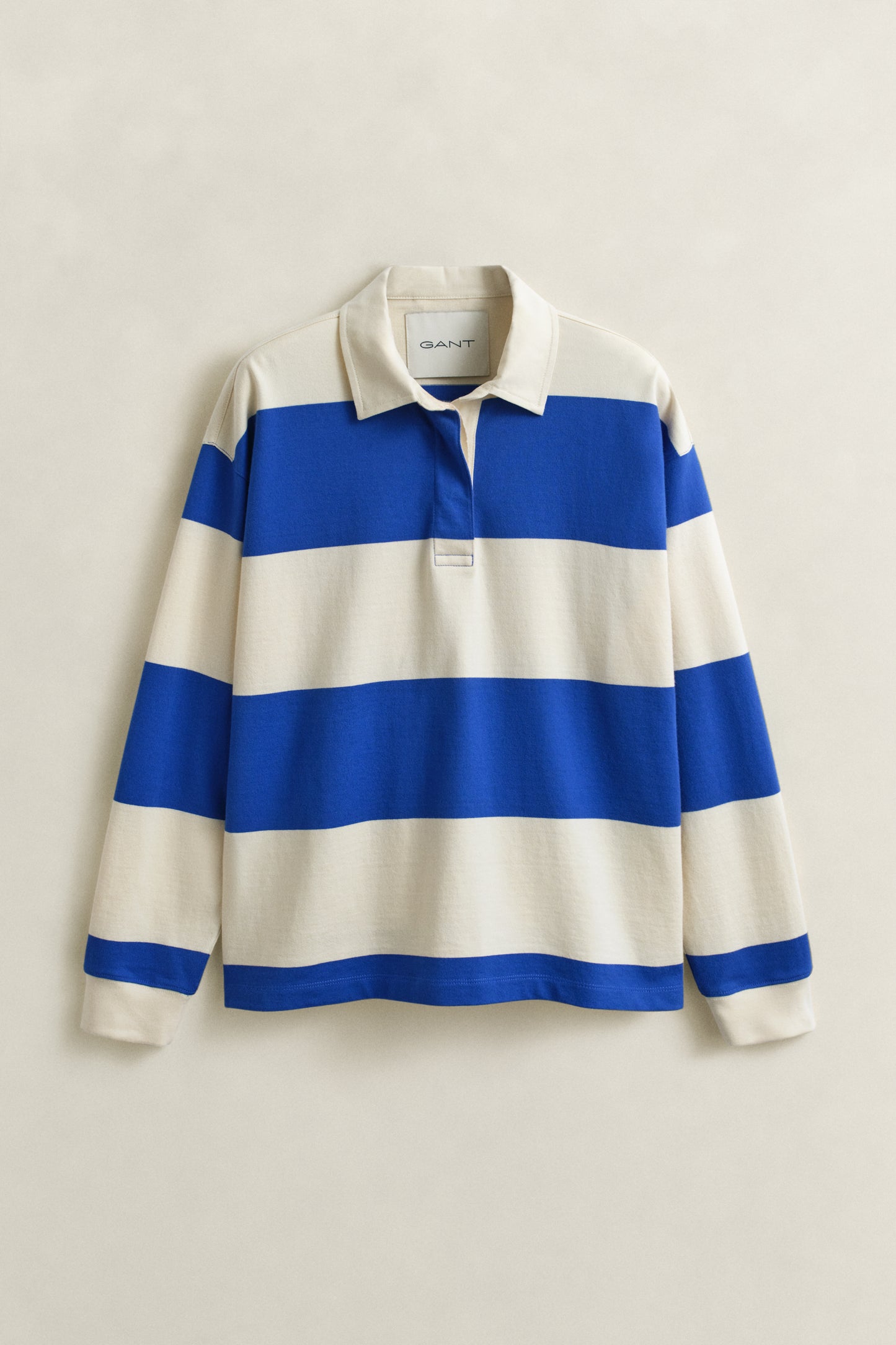 Gant Striped Jersey Royal Blue