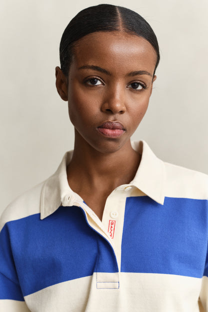 Gant Striped Jersey Royal Blue