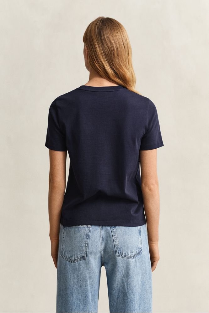 Gant Rope Graphic T-shirt Evening Blue