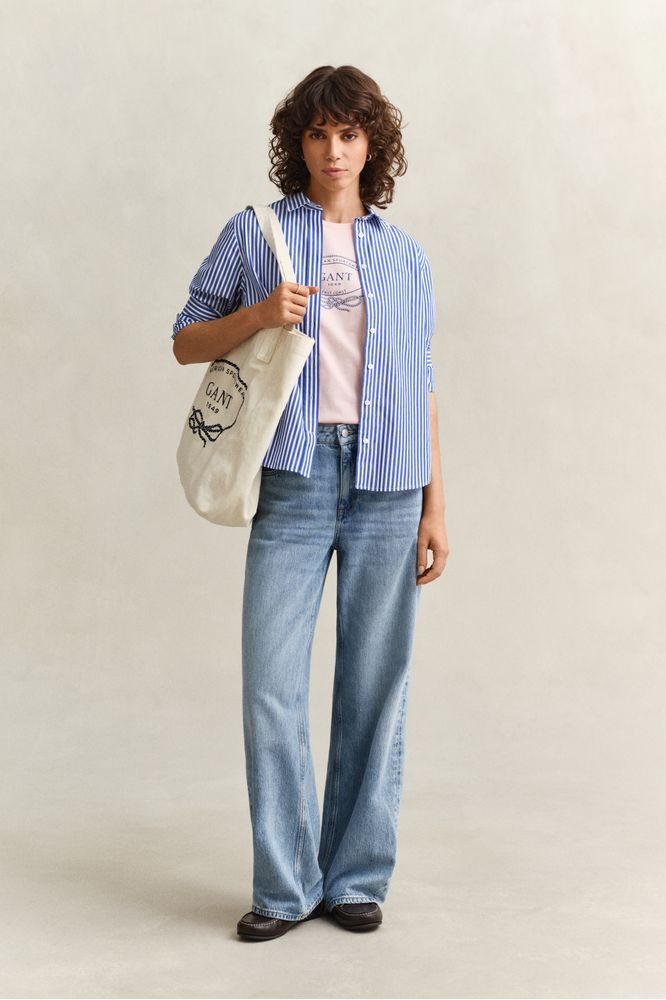 Gant Graphic Print T-Shirt Apricot Pink