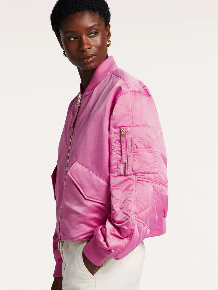 Beaumont Hady Bomber Bright Rose