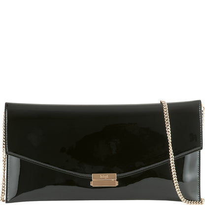 Hogl Essential Patent Clutch Bag Black