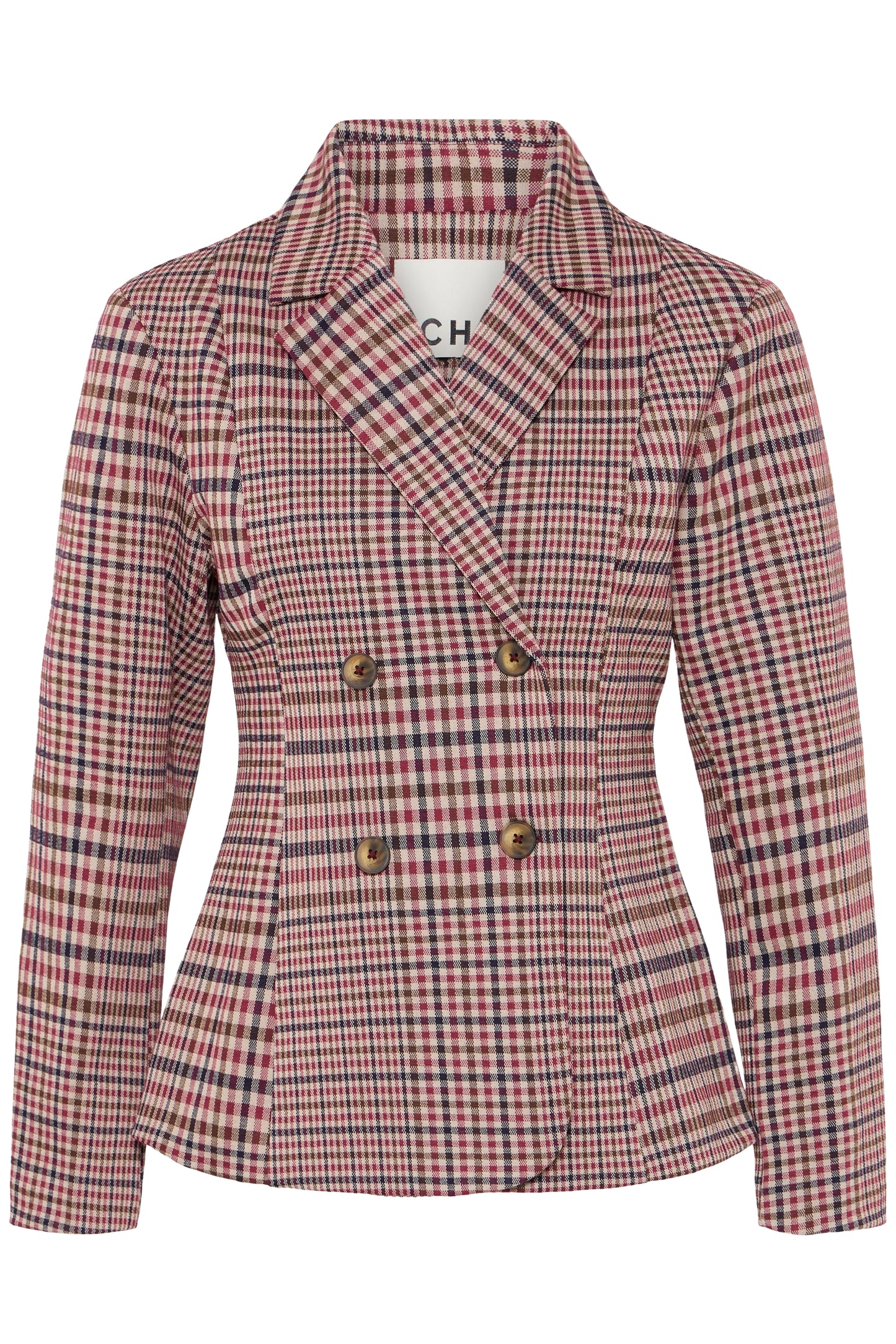 Ichi Kate Checkit Blazer Big Check
