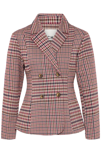 Ichi Kate Checkit Blazer Big Check