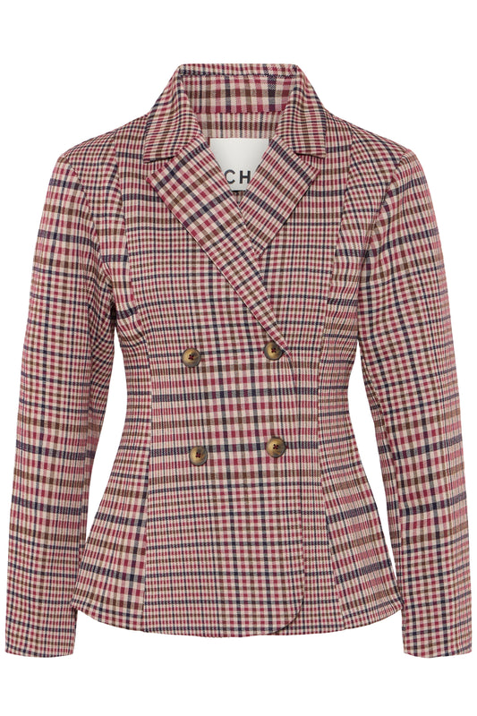 Ichi Kate Checkit Blazer Big Check