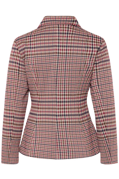 Ichi Kate Checkit Blazer Big Check