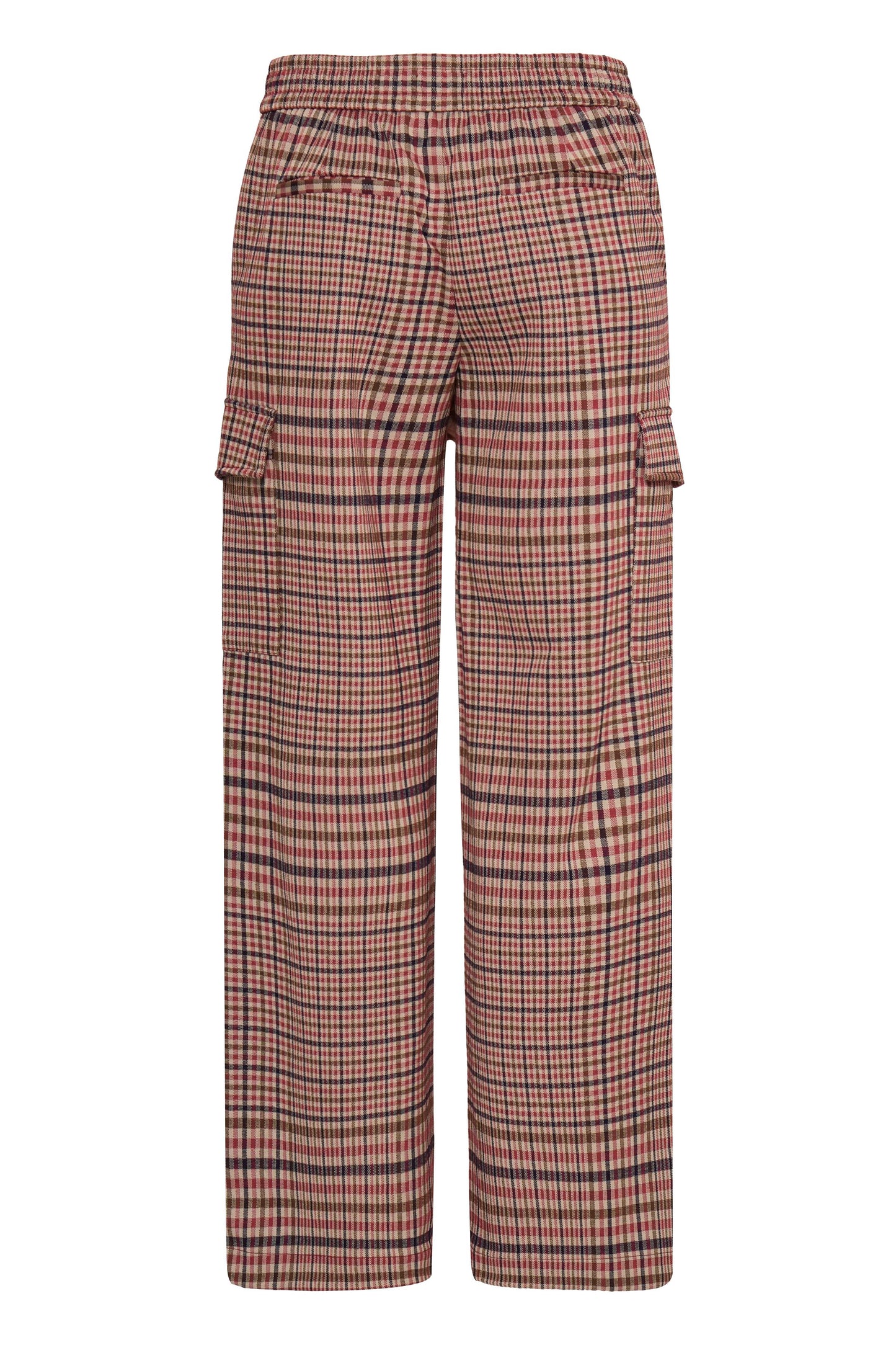 Ichi Kate Checkit Trousers Big Check